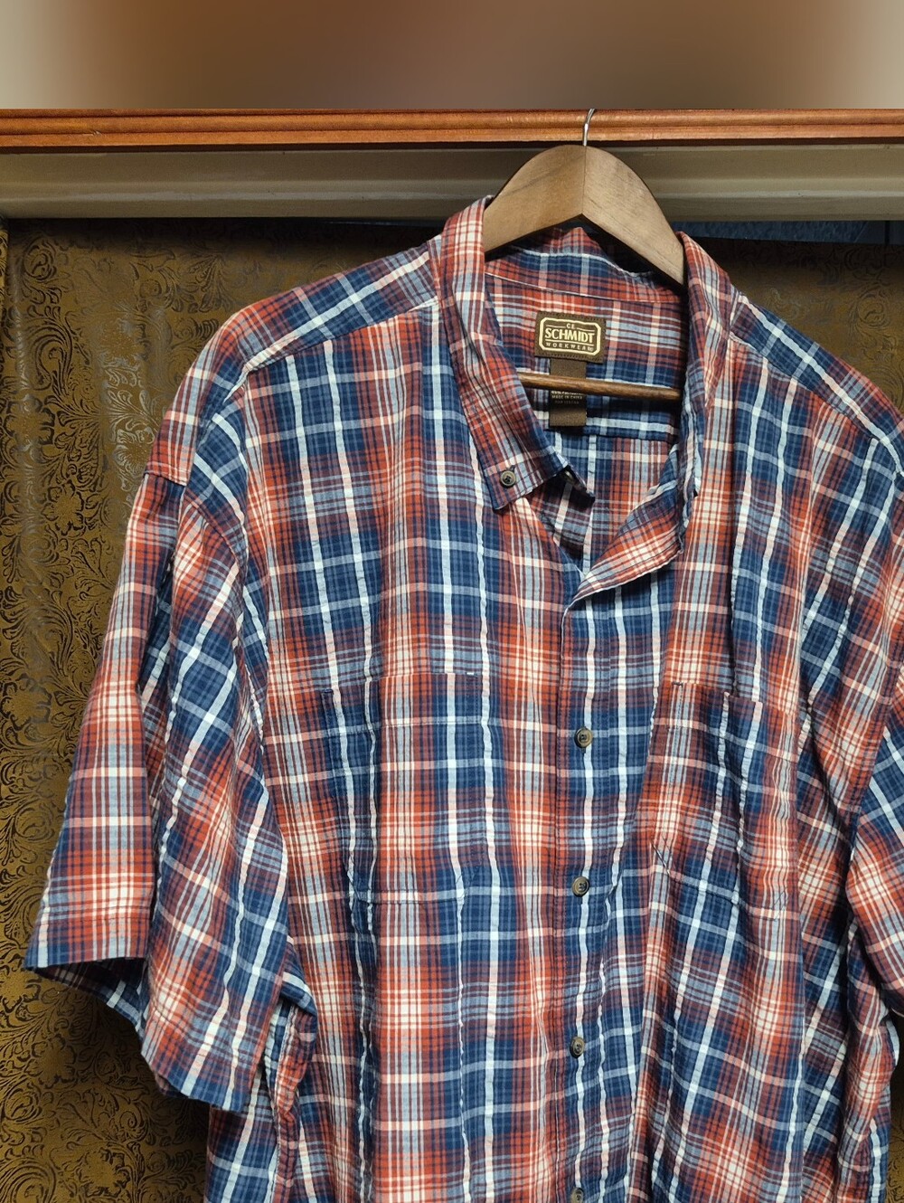 C.E. Schmidt Workwear 4XL plaid shirt